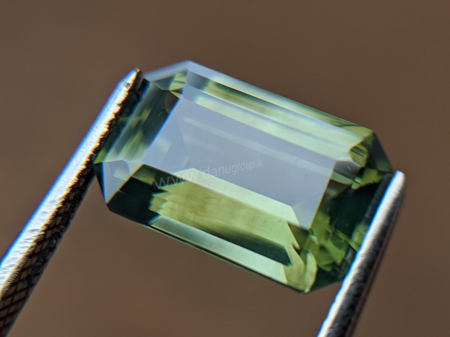 Ceylon Natural Green Zircon Gemstone - Danu group Gem collection