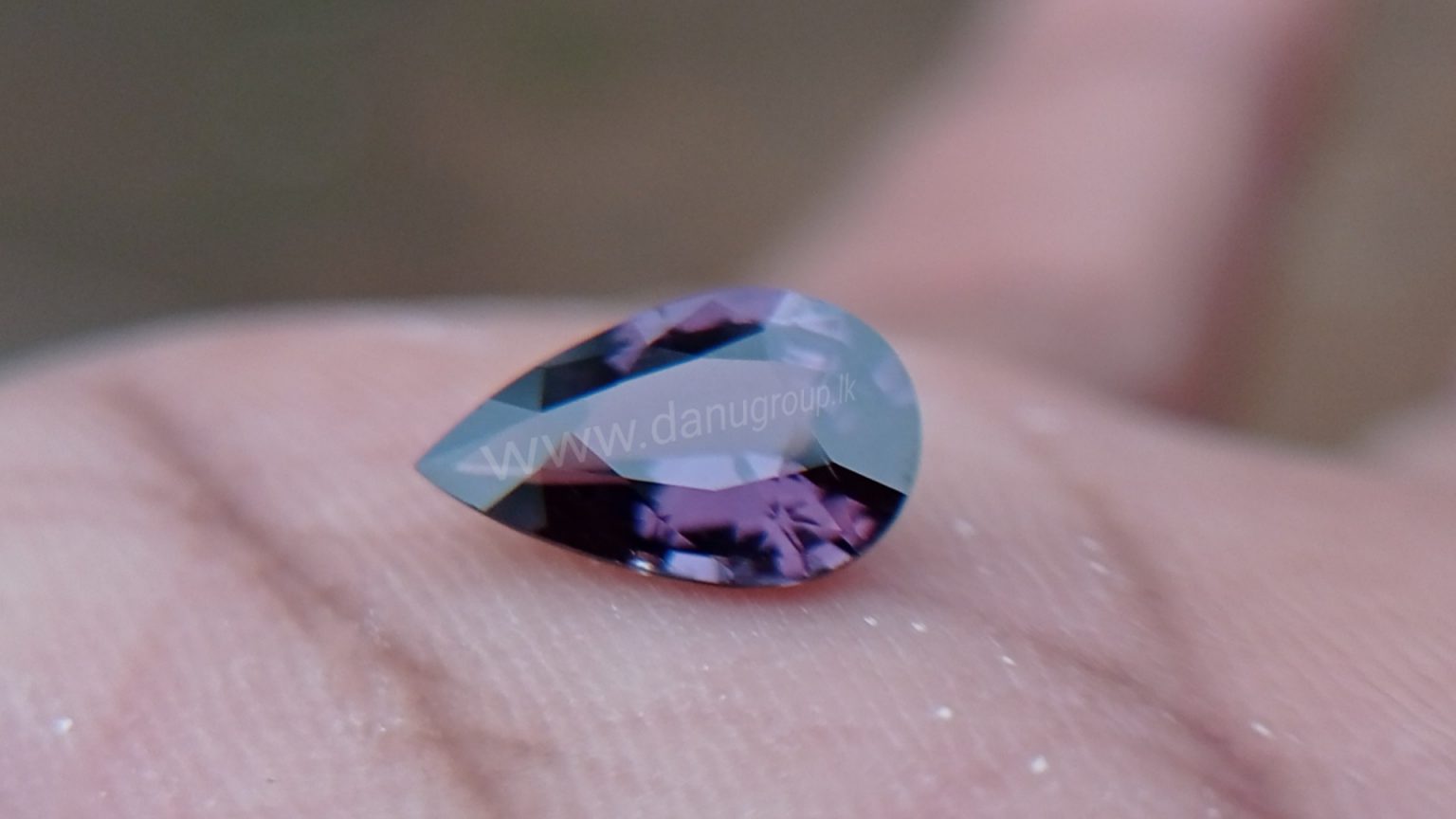 Ceylon Natural Drop Shape Pear Spinel Danu Group Gemstones