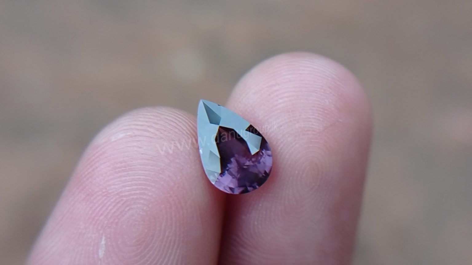 Ceylon Natural Drop Shape Pear Spinel Danu Group Gemstones