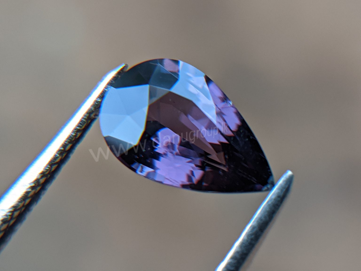 Ceylon Natural Drop Shape Pear Spinel Danu Group Gemstones