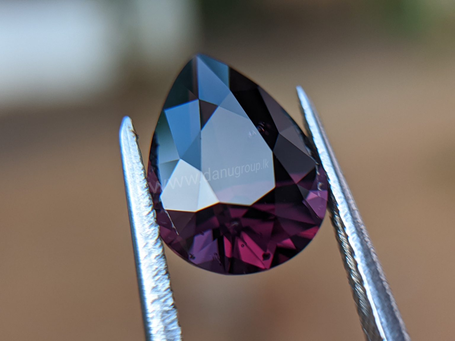 Ceylon Natural Drop Shape Pear Spinel Danu Group Gemstones