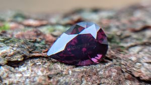 Ceylon Natural Purple Spinel Drop Shape stone - Danu Group Gemstones Collection