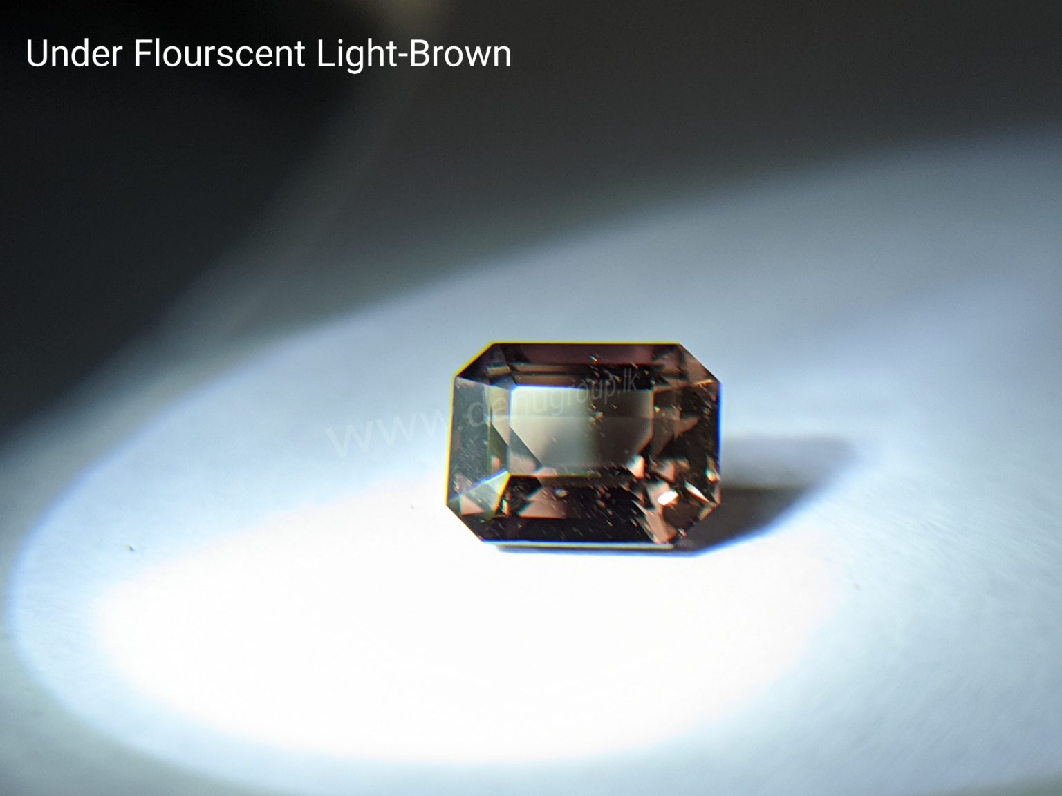 Natural Colour change Sapphire - Chocolate Brown to Red Danu Group Gemstones