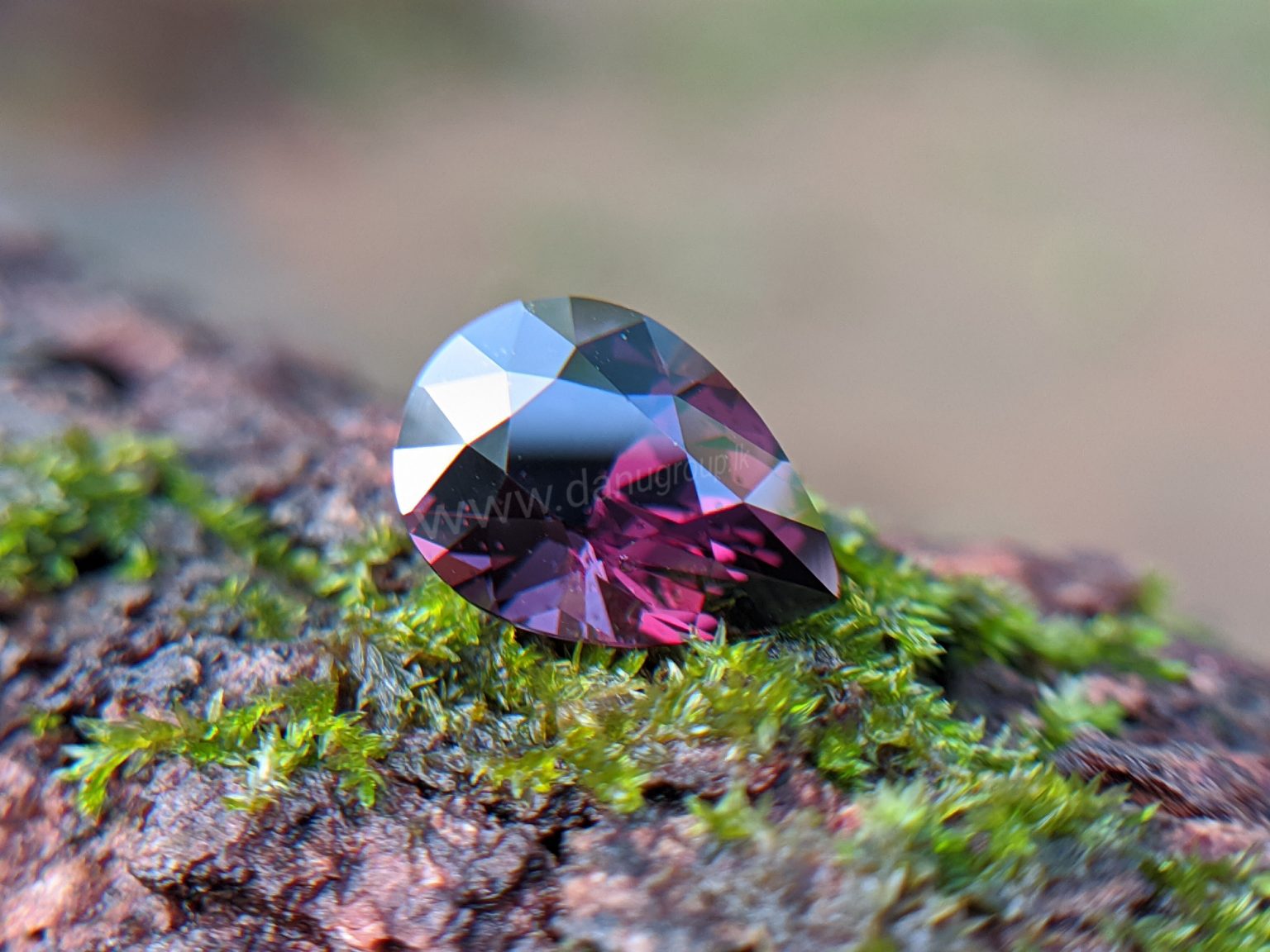 Ceylon Natural Drop Shape Pear Spinel Danu Group Gemstones