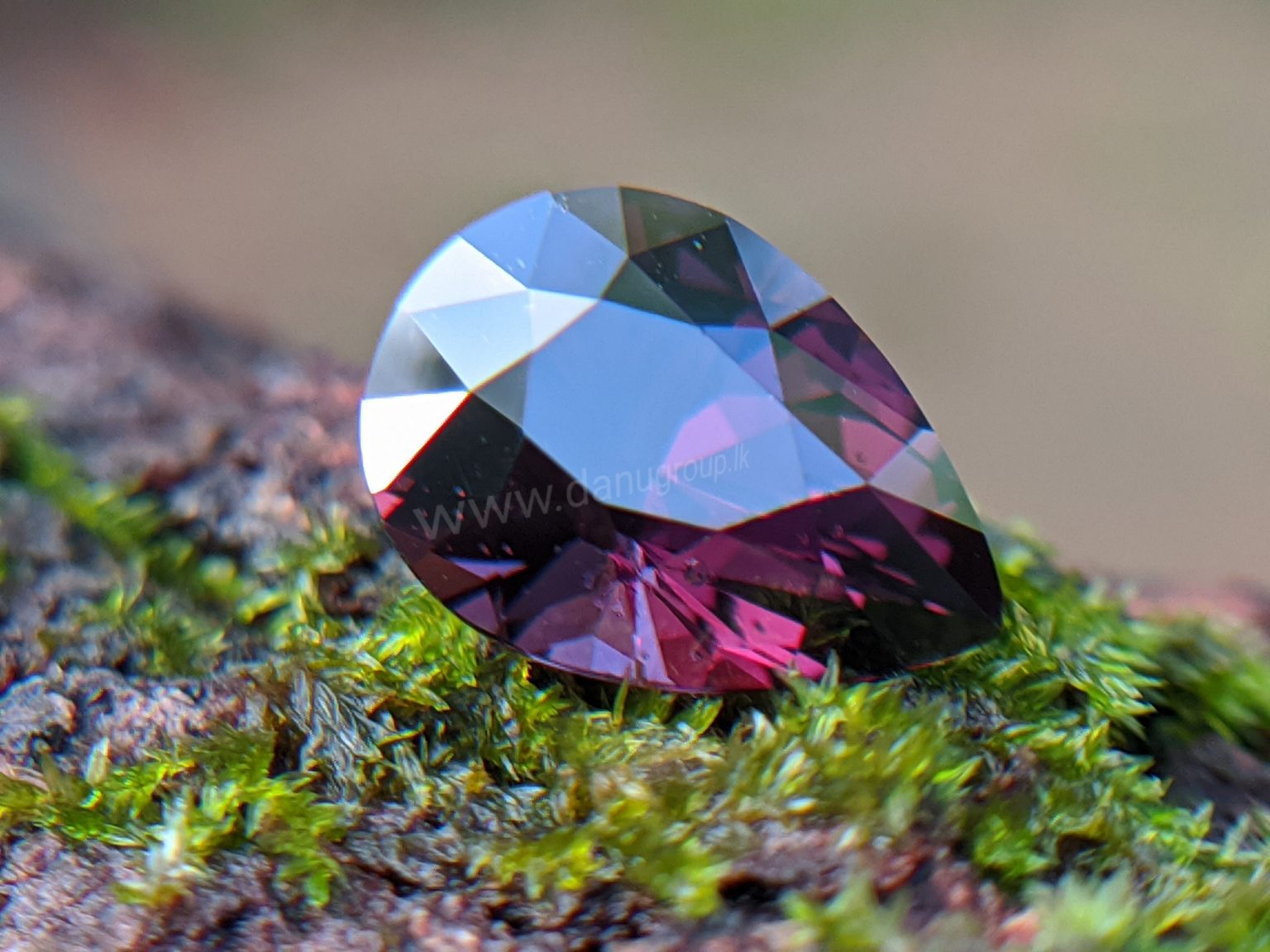 Ceylon Natural Drop Shape Pear Spinel Danu Group Gemstones