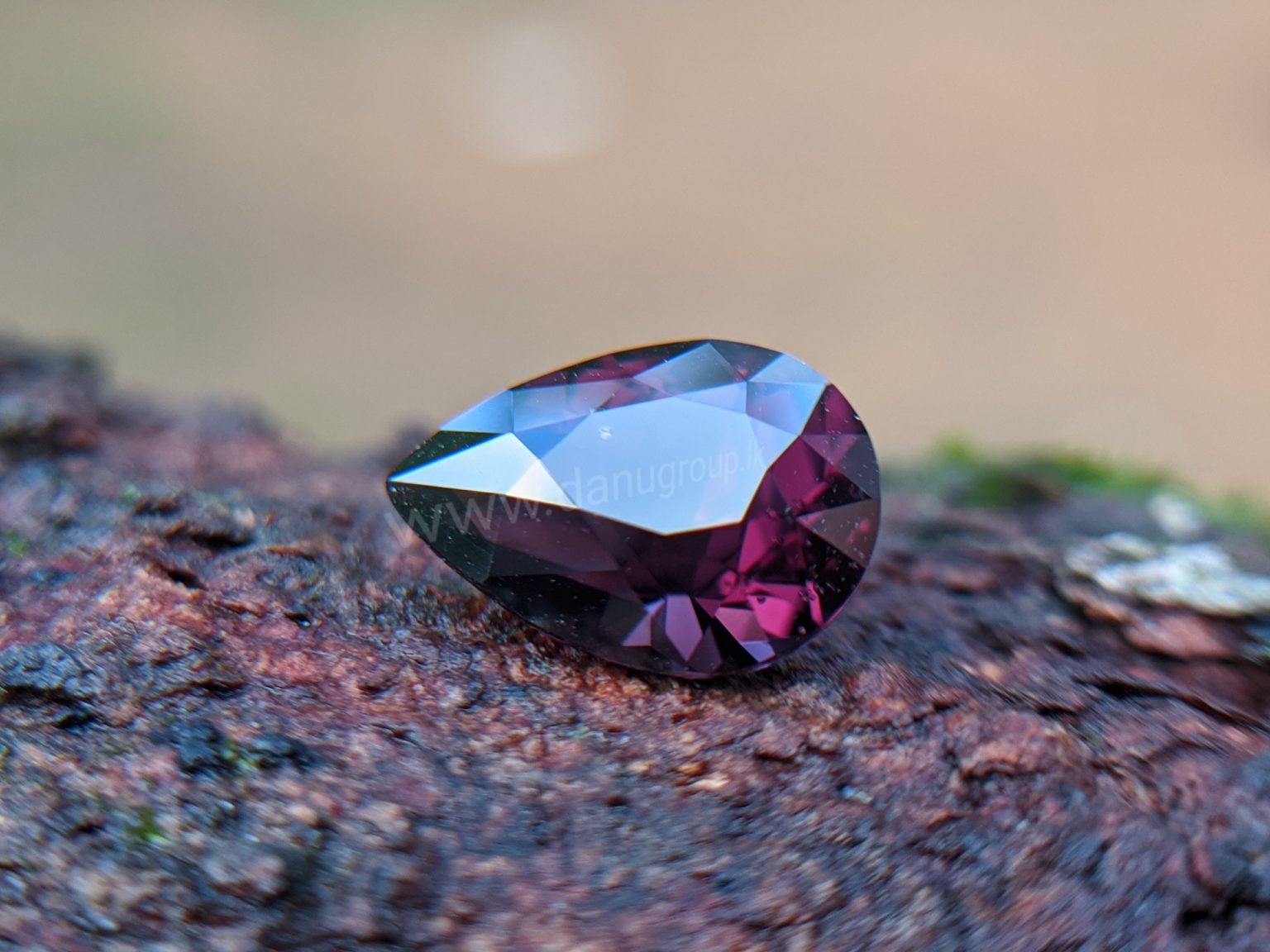 Ceylon Natural Drop Shape Pear Spinel Danu Group Gemstones