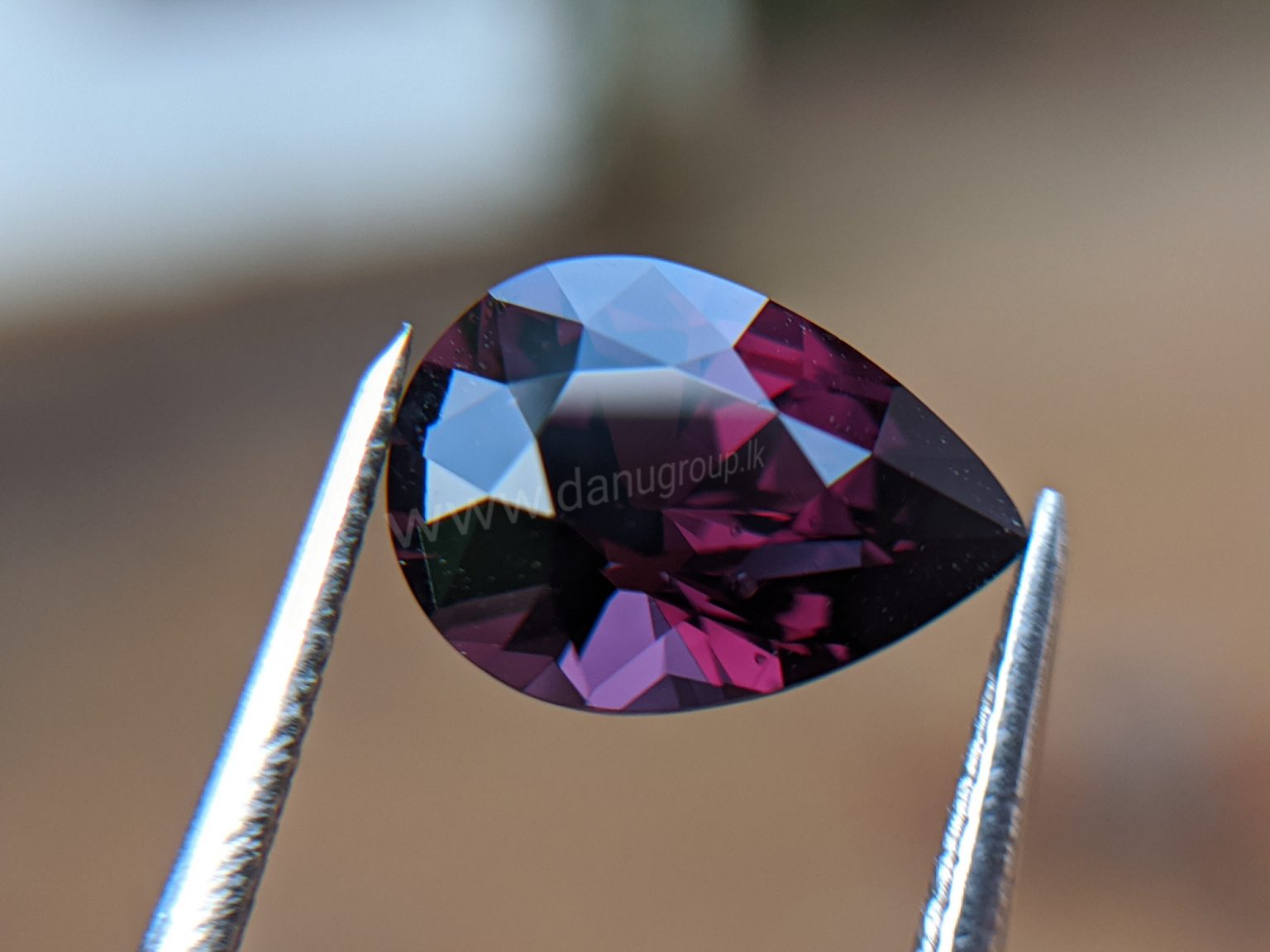 Ceylon Natural Drop Shape Pear Spinel Danu Group Gemstones