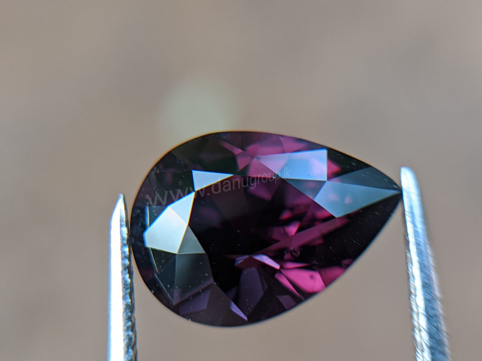 Ceylon Natural Drop Shape Pear Spinel Danu Group Gemstones