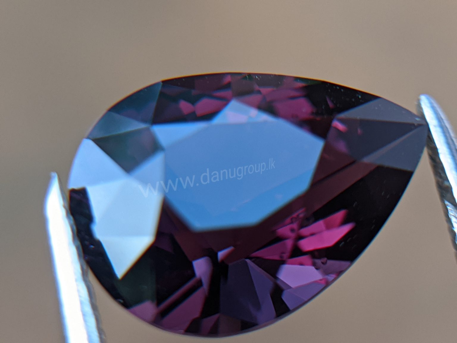 Ceylon Natural Drop Shape Pear Spinel Danu Group Gemstones