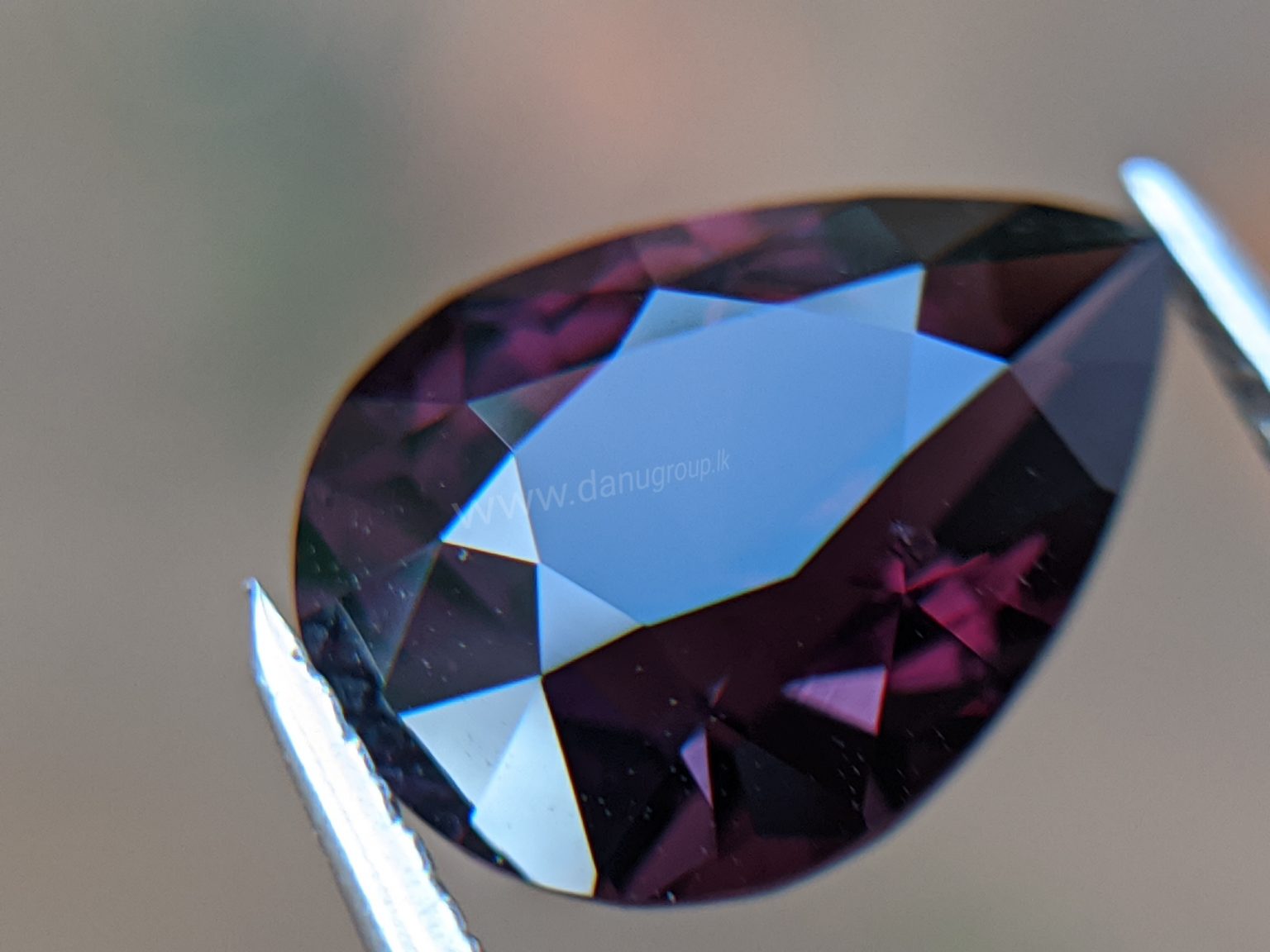 Ceylon Natural Drop Shape Pear Spinel Danu Group Gemstones