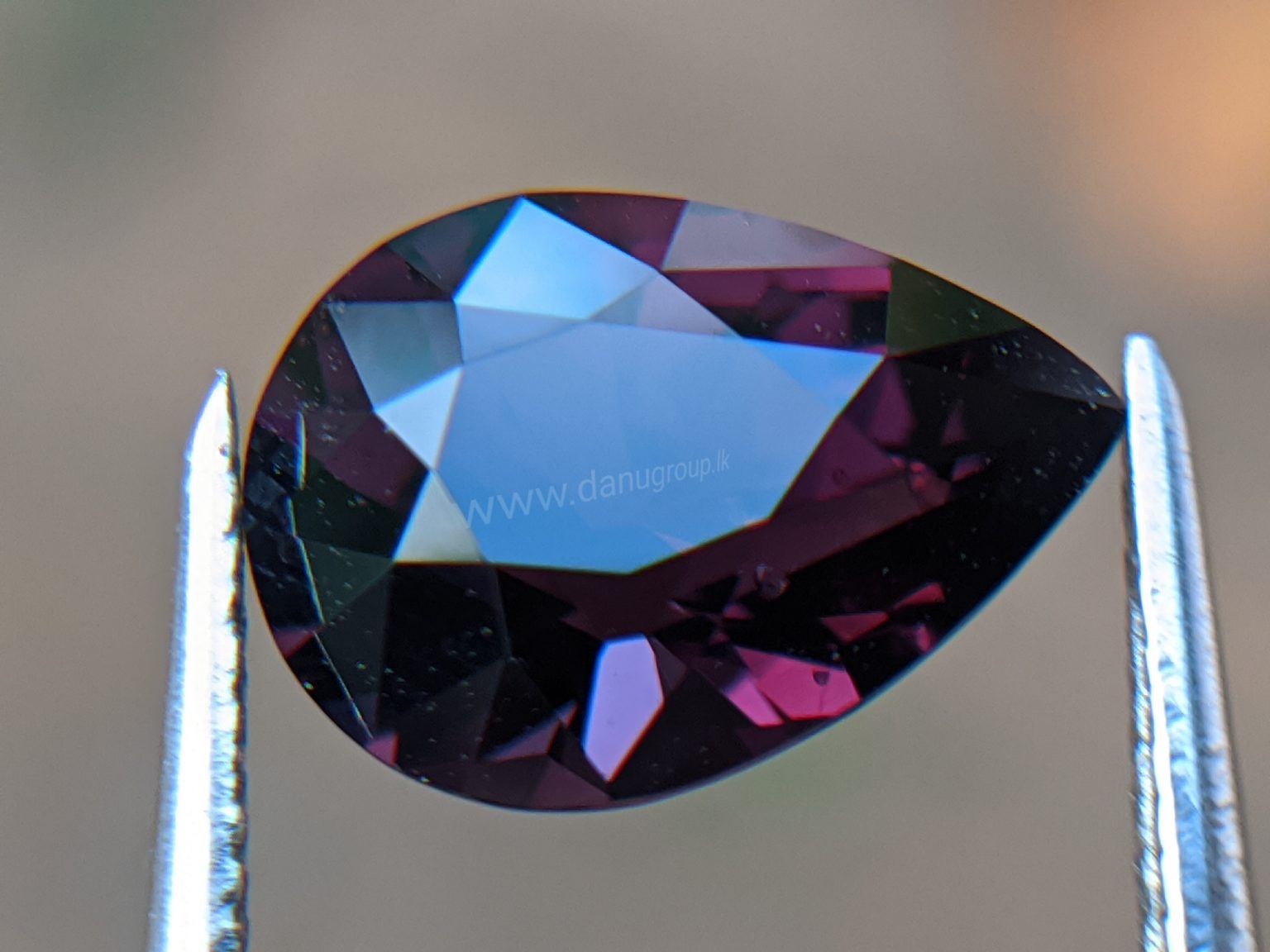 Ceylon Natural Drop Shape Pear Spinel Danu Group Gemstones