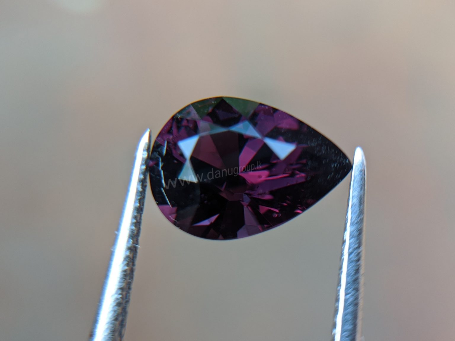 Ceylon Natural Drop Shape Pear Spinel Danu Group Gemstones
