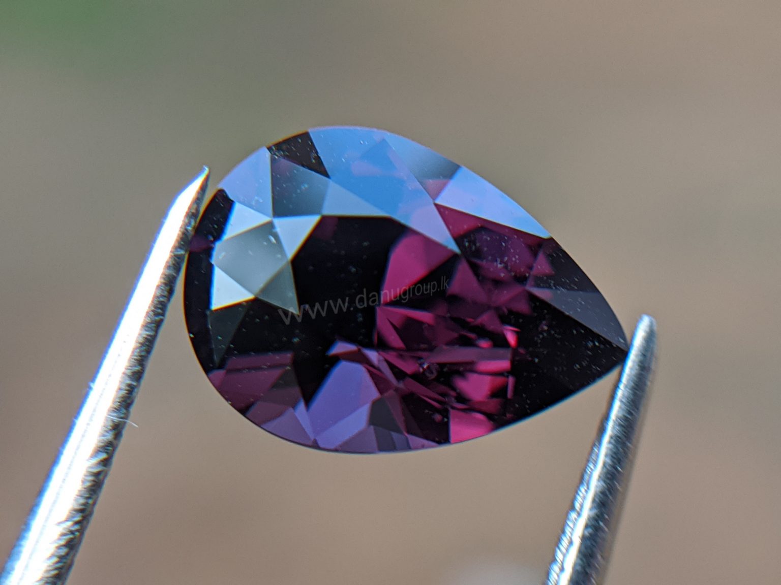 Ceylon Natural Drop Shape Pear Spinel Danu Group Gemstones