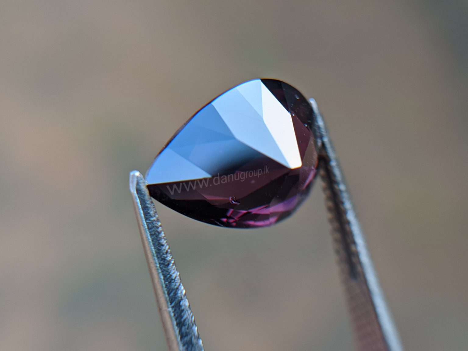 Ceylon Natural Drop Shape Pear Spinel Danu Group Gemstones
