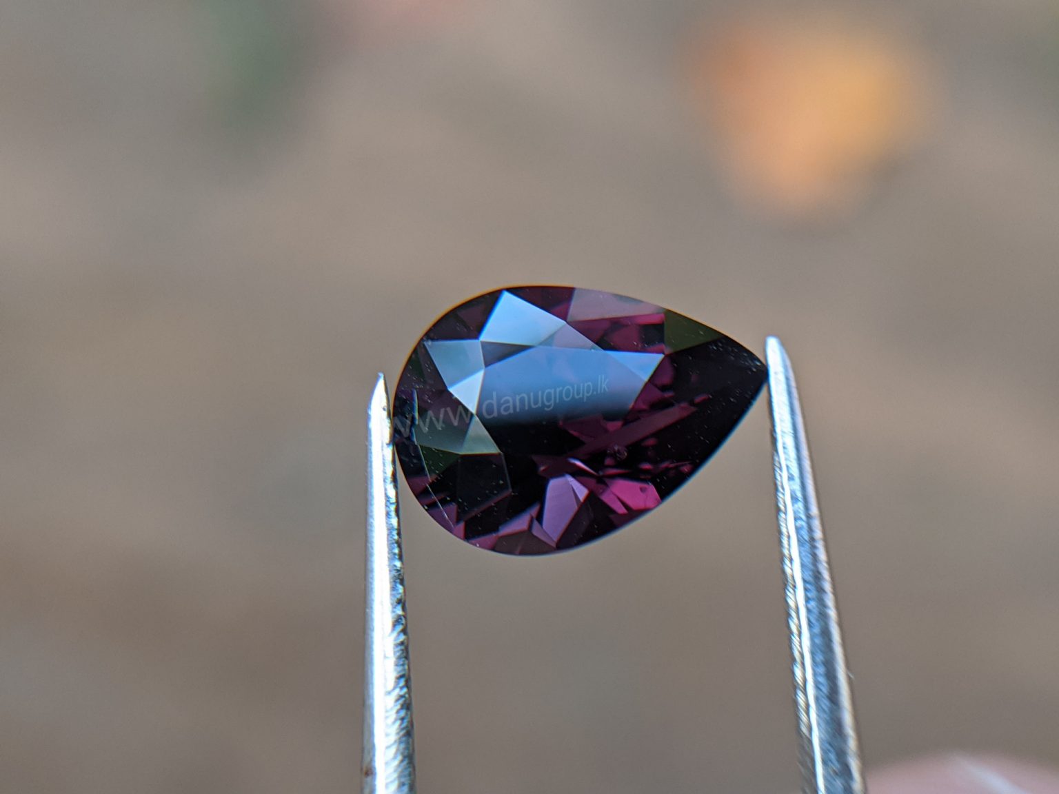 Ceylon Natural Drop Shape Pear Spinel Danu Group Gemstones