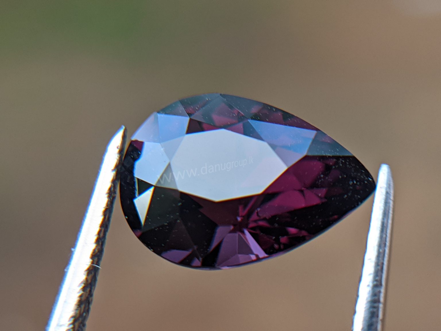 Ceylon Natural Drop Shape Pear Spinel Danu Group Gemstones