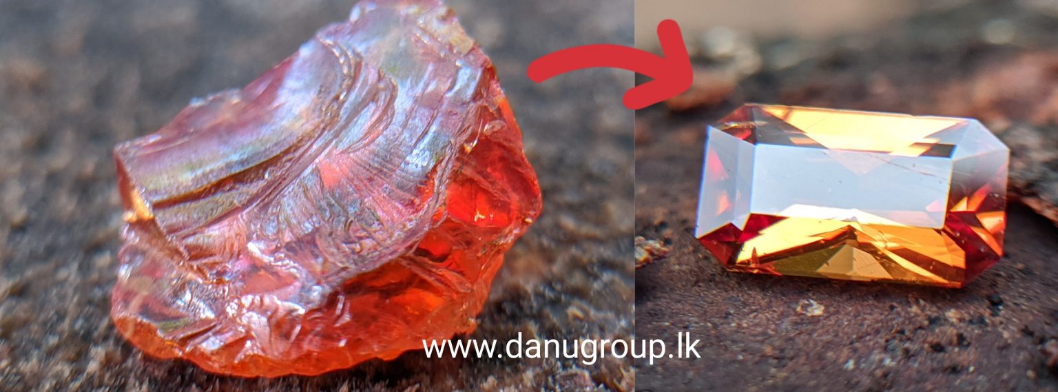 Brilliance Natural Sri Lankan spessartite Garnet from endana Danu Group Gemstones