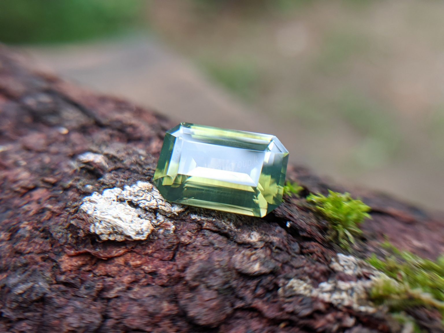 Ceylon Natural Green Zircon Gemstone - Danu group Gem collection