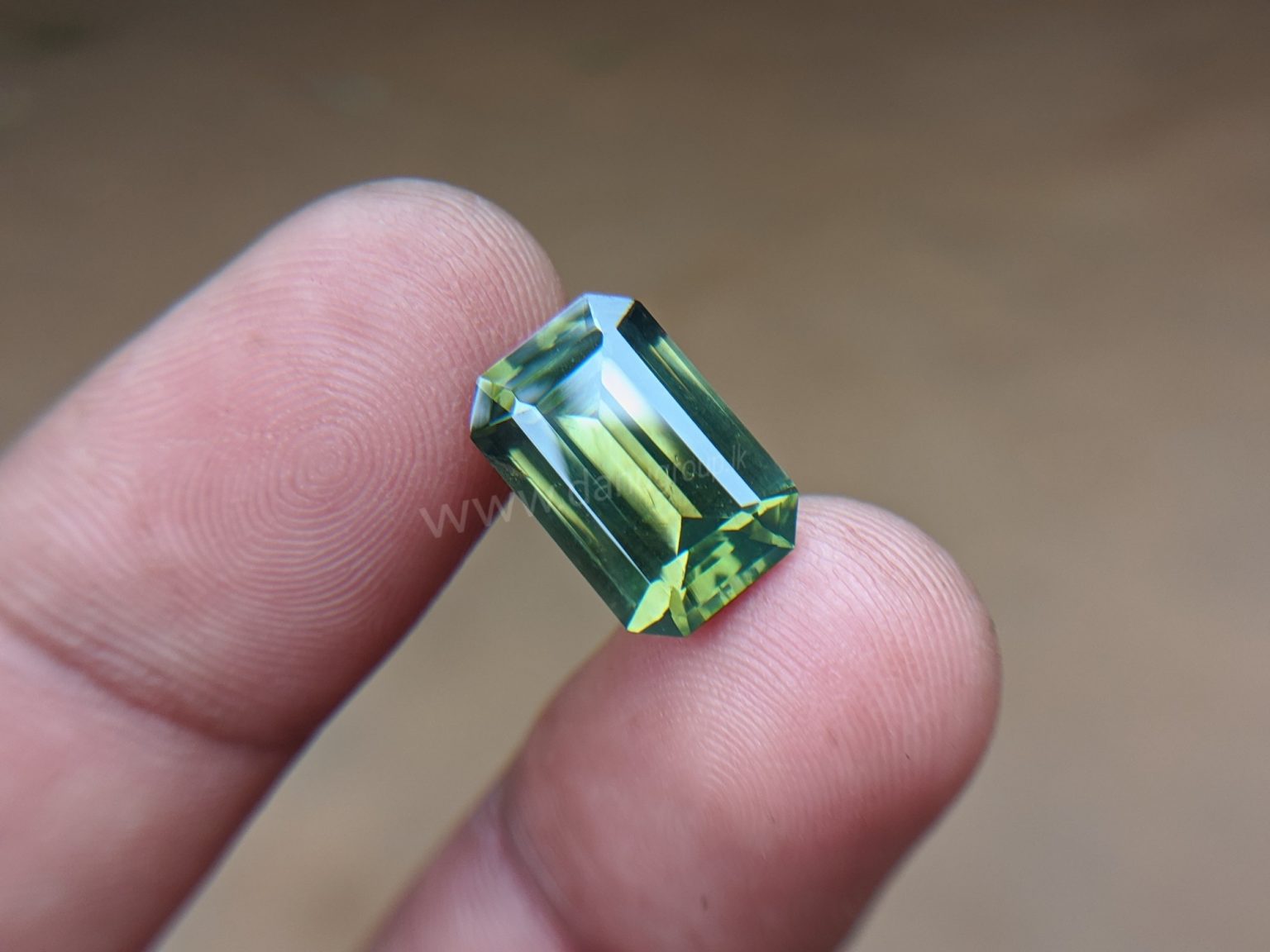 Ceylon Natural Green Zircon Gemstone - Danu group Gem collection