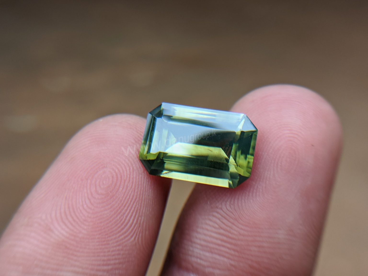 Ceylon Natural Green Zircon Gemstone - Danu group Gem collection