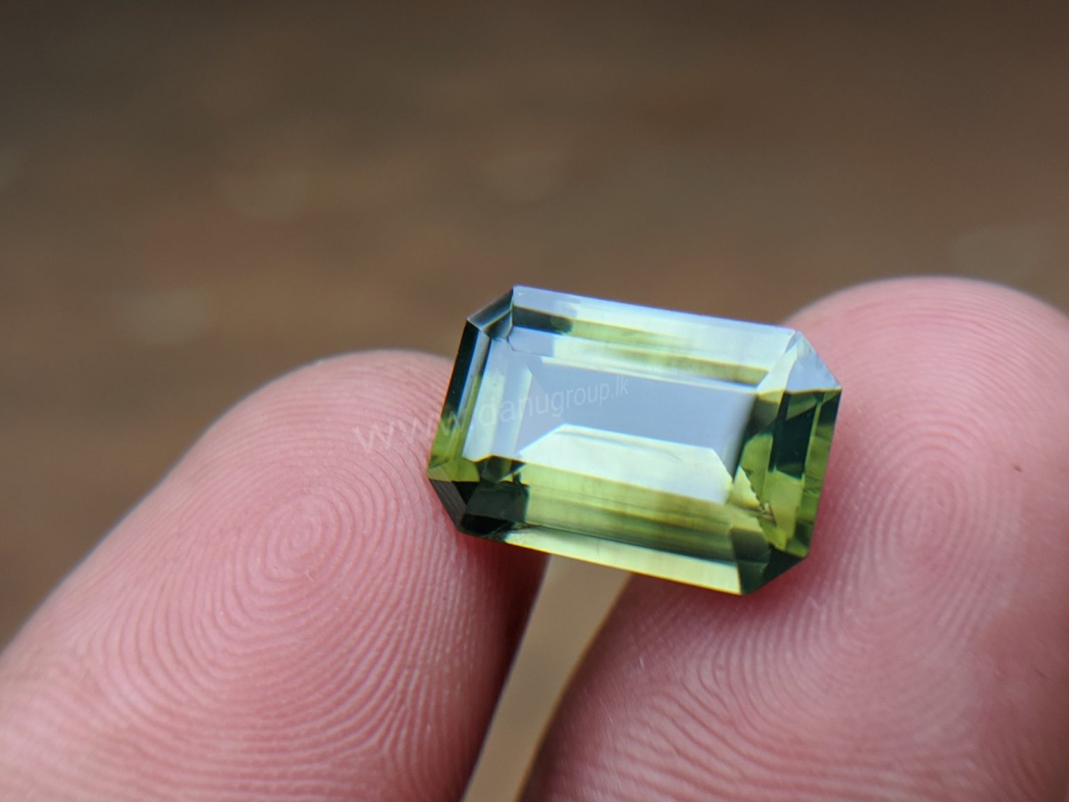 Ceylon Natural Green Zircon Gemstone - Danu group Gem collection