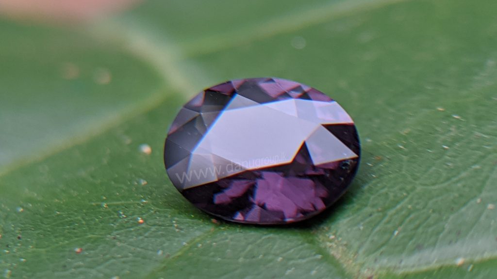 Ceylon Natural Purple Spinel from Danu Group Gemstones Collection - Oval Shape Spinel