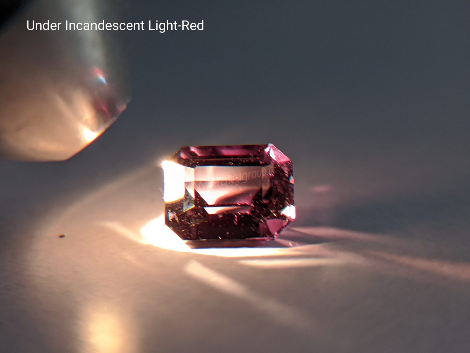 Natural Colour change Sapphire - Chocolate Brown to Red Danu Group Gemstones