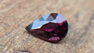 Ceylon Natural Purple Spinel Drop Shape stone - Danu Group Gemstones Collection