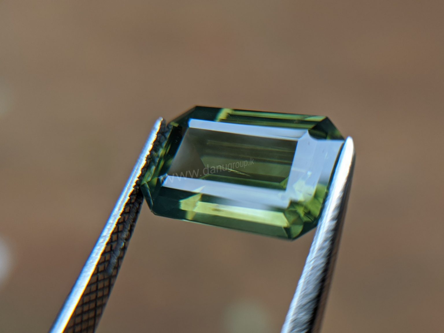 Ceylon Natural Green Zircon Gemstone - Danu group Gem collection