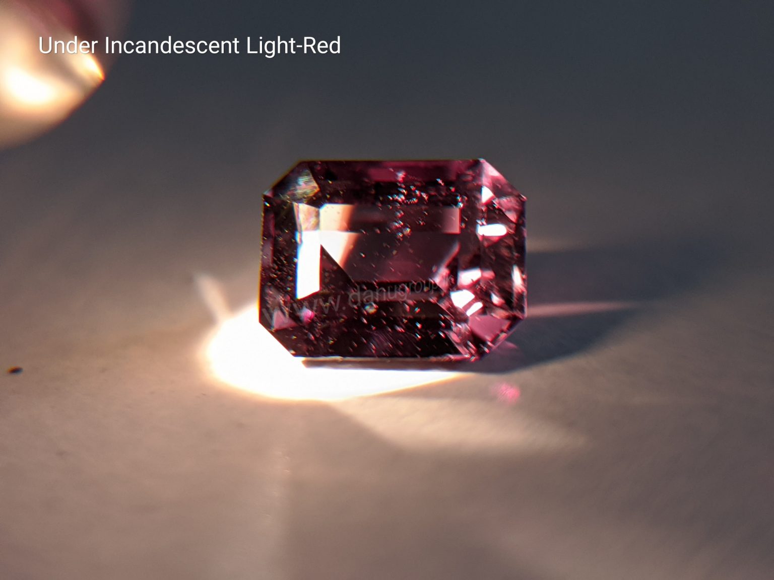 Natural Colour change Sapphire - Chocolate Brown to Red Danu Group Gemstones