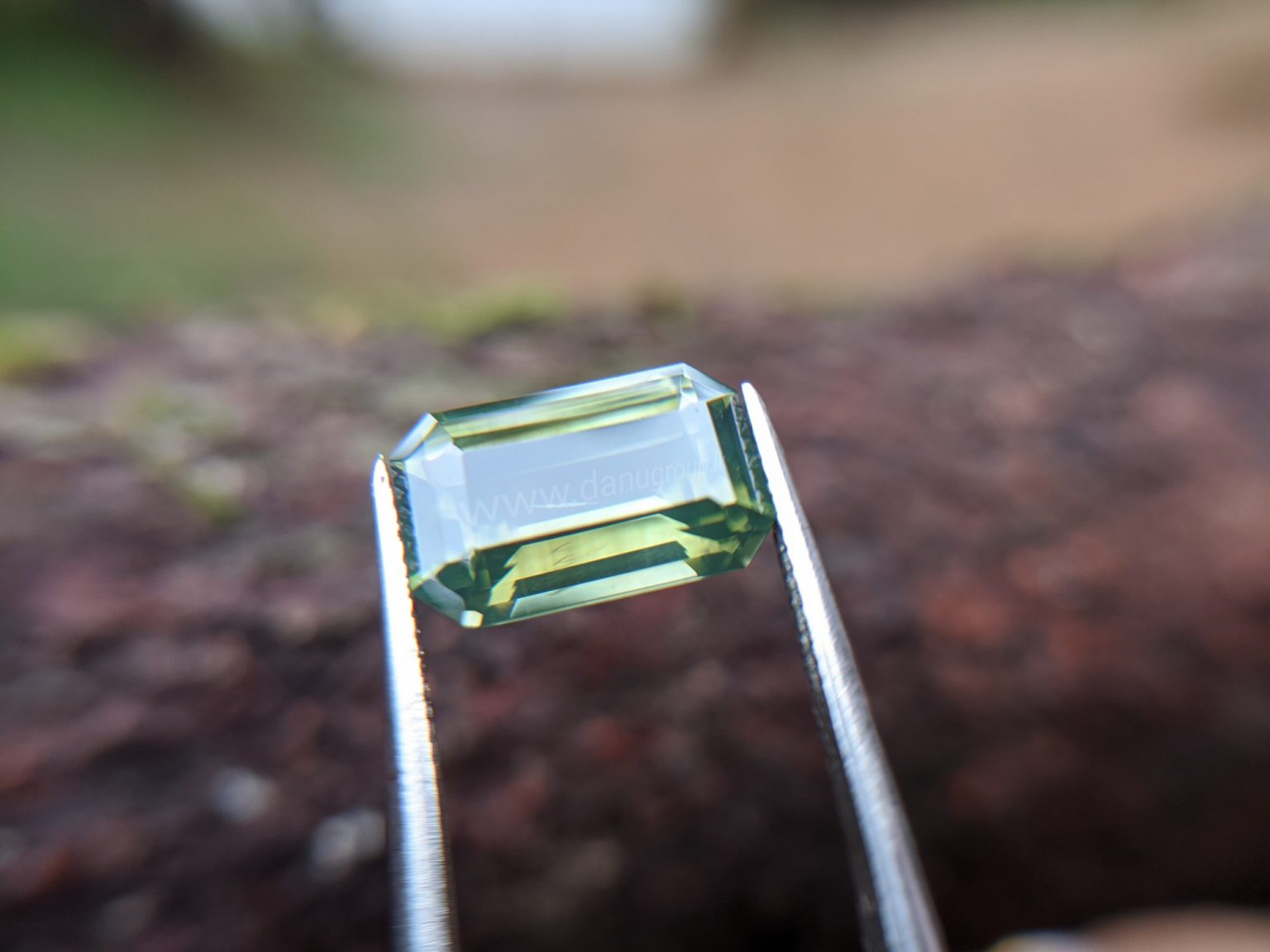 Ceylon Natural Green Zircon Gemstone - Danu group Gem collection