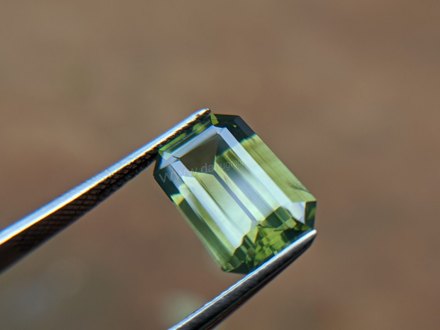 Ceylon Natural Green Zircon Gemstone - Danu group Gem collection