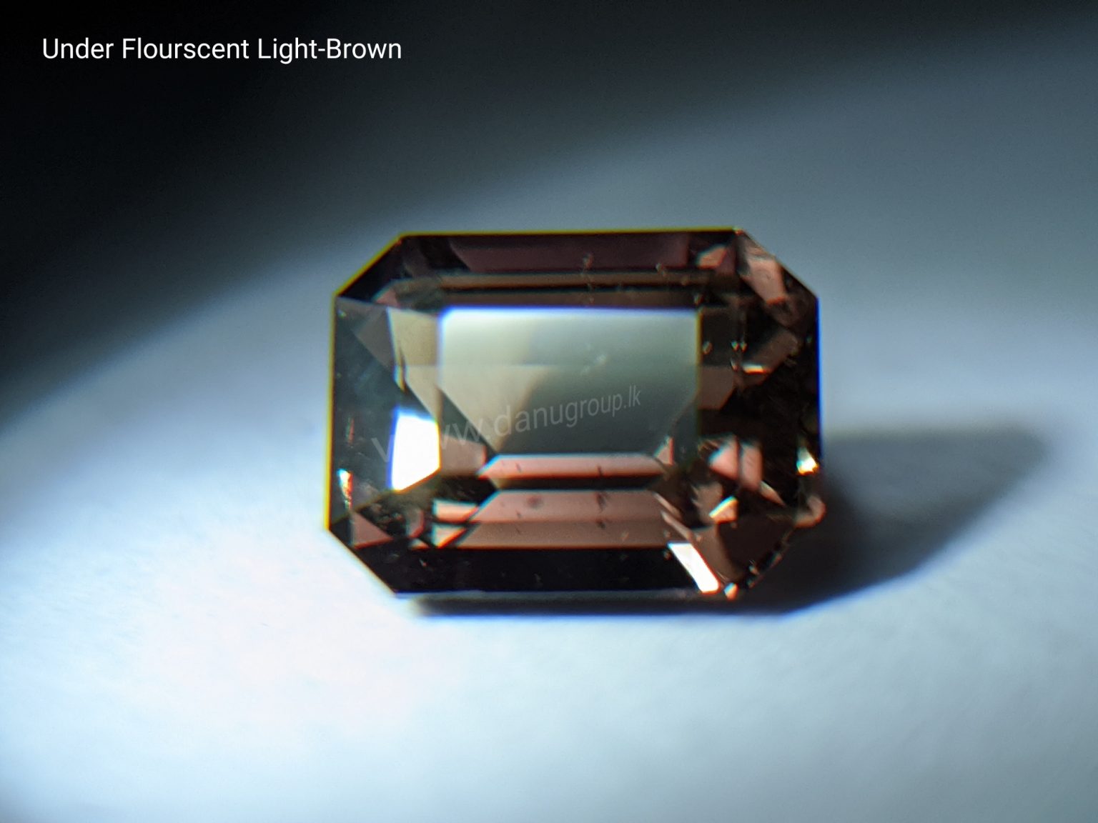 Natural Colour change Sapphire - Chocolate Brown to Red Danu Group Gemstones