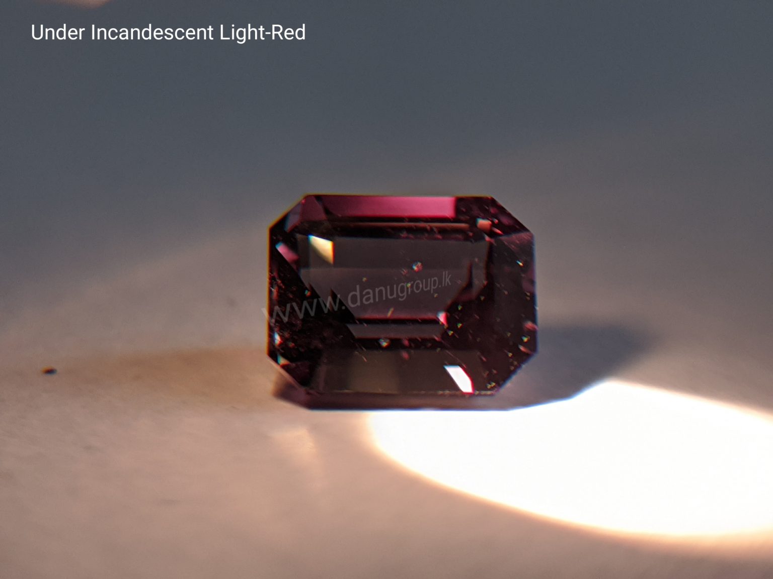 Natural Colour change Sapphire - Chocolate Brown to Red Danu Group Gemstones