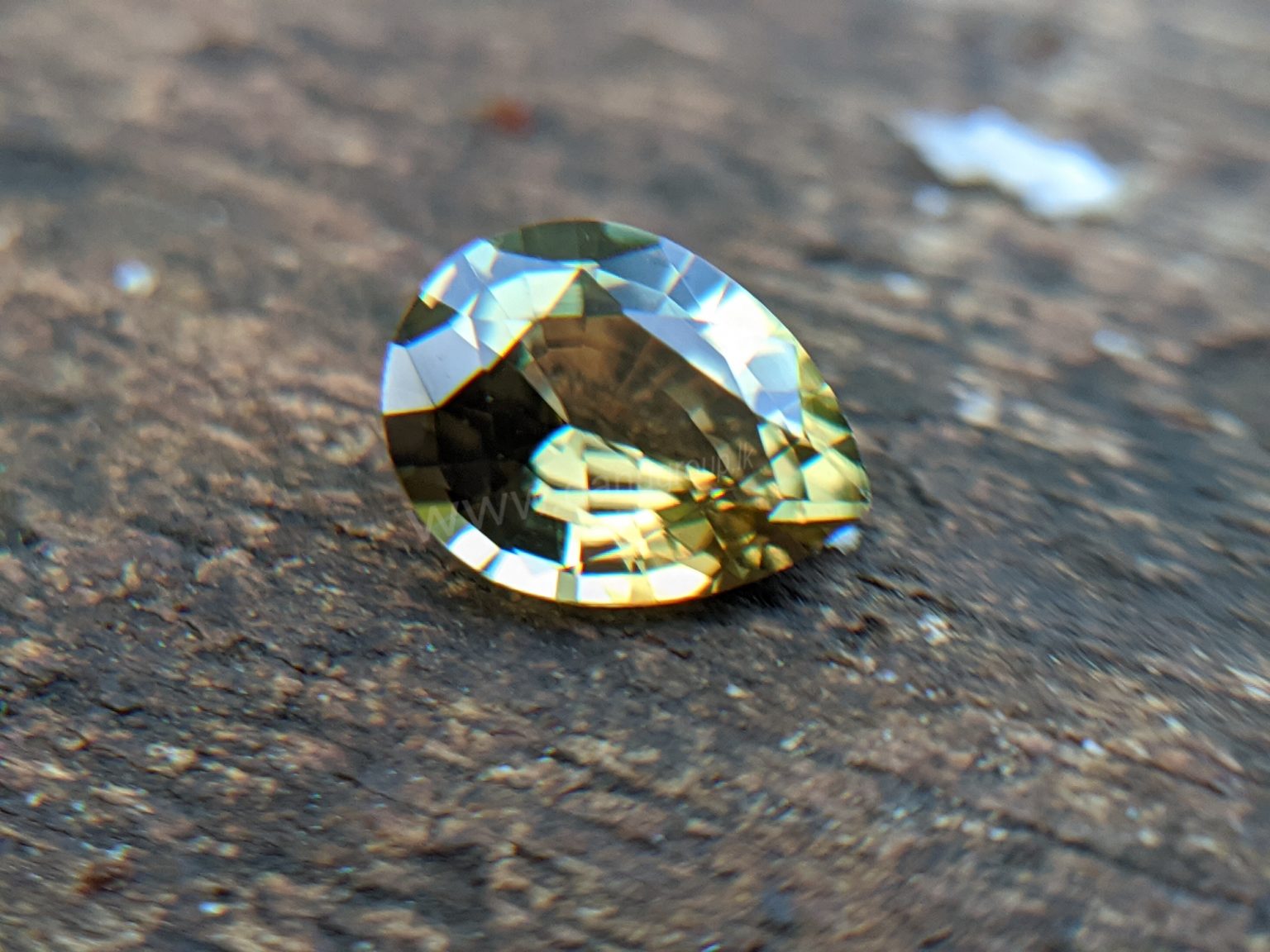 Ceylon Natural Green Sinhalite Rare Gemstones from Danu Group Gemstones Collection