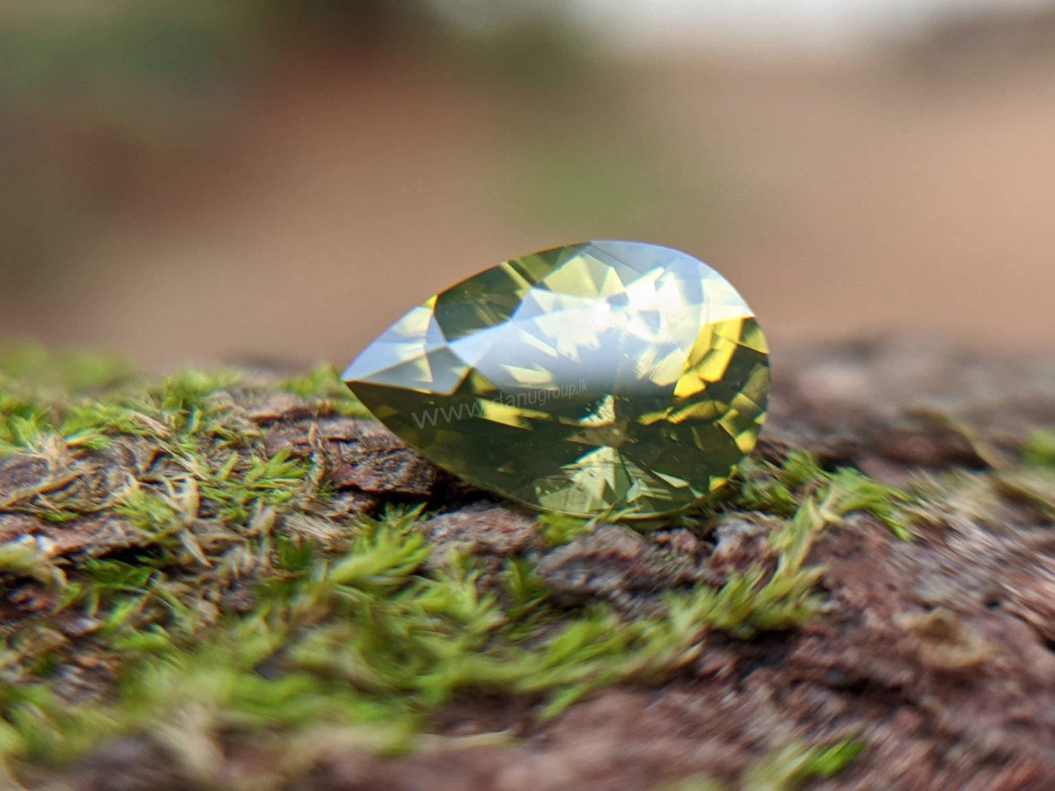 Ceylon Natural Olive Green Zircon Danu Group Gemstones