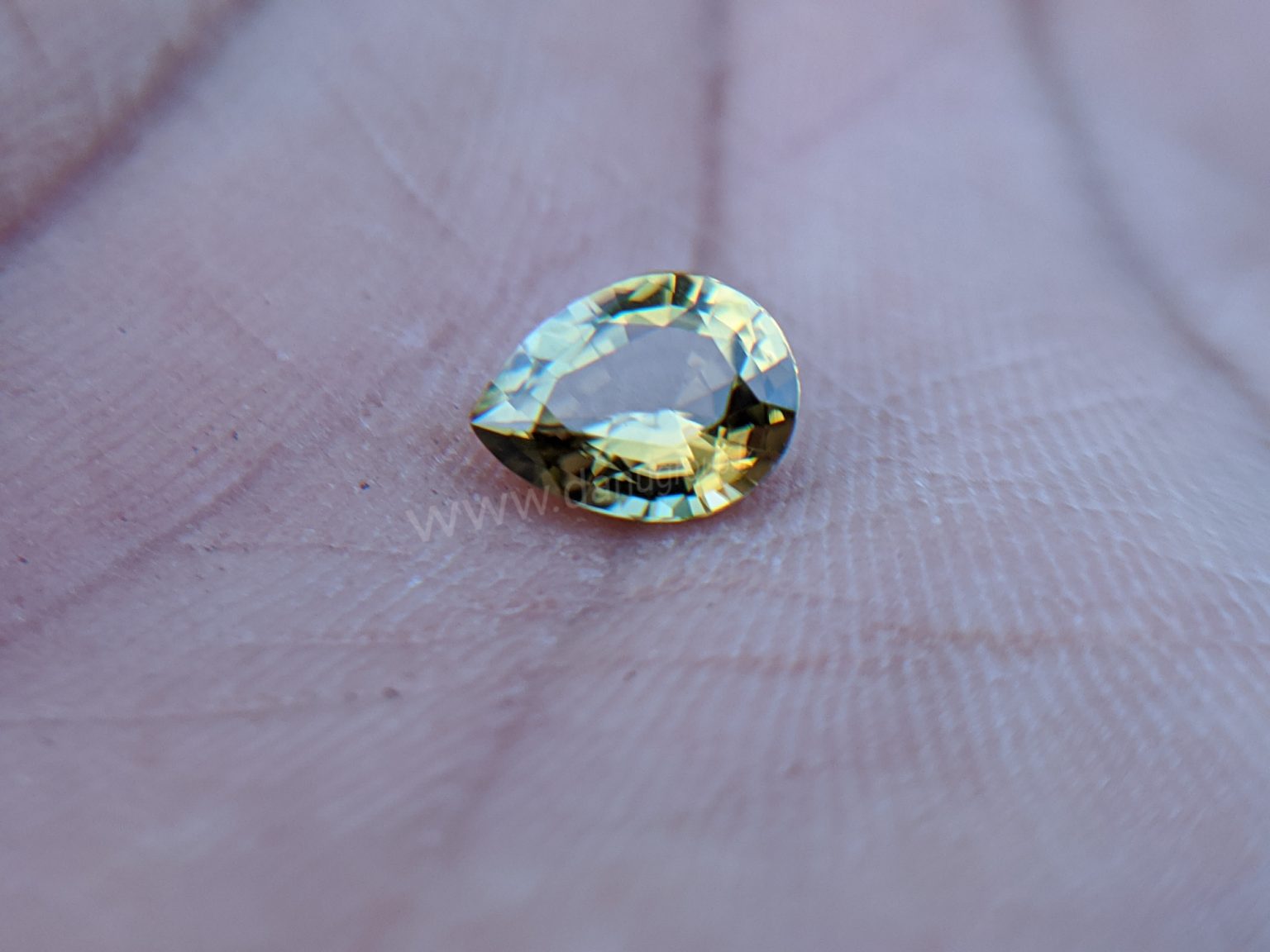Ceylon Natural Green Sinhalite Rare Gemstones from Danu Group Gemstones Collection