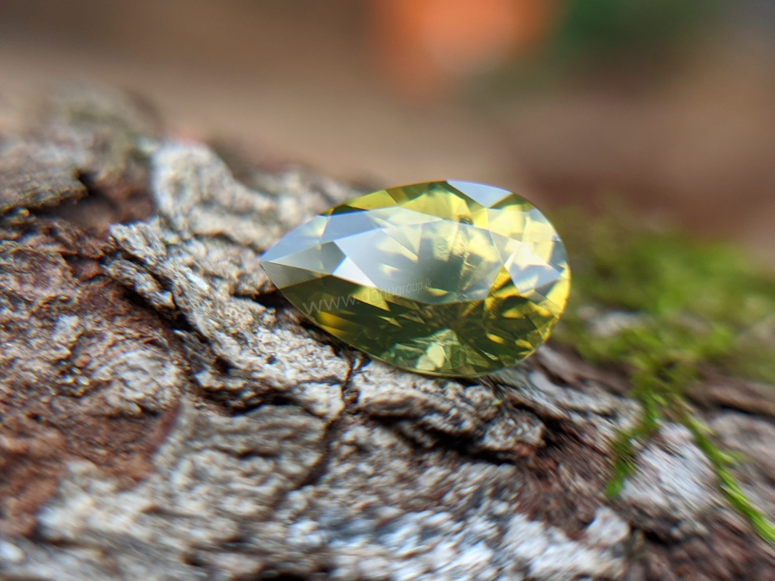 Ceylon Natural Olive Green Zircon Danu Group Gemstones