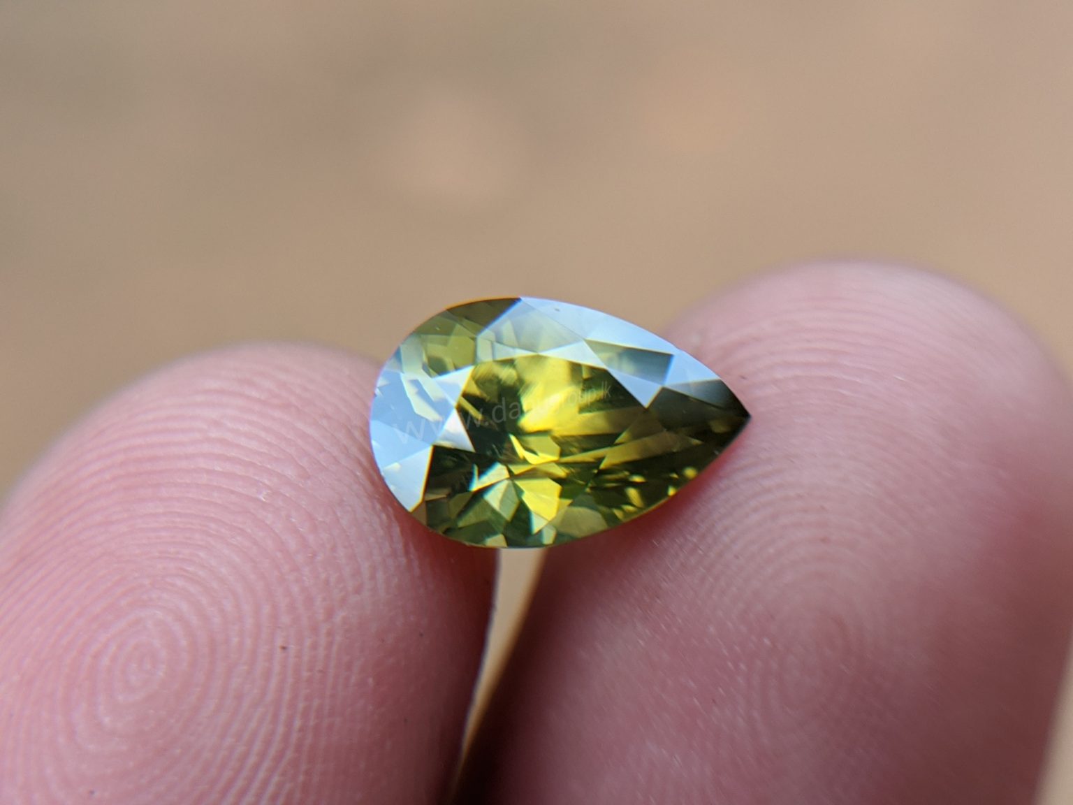 Ceylon Natural Olive Green Zircon Danu Group Gemstones