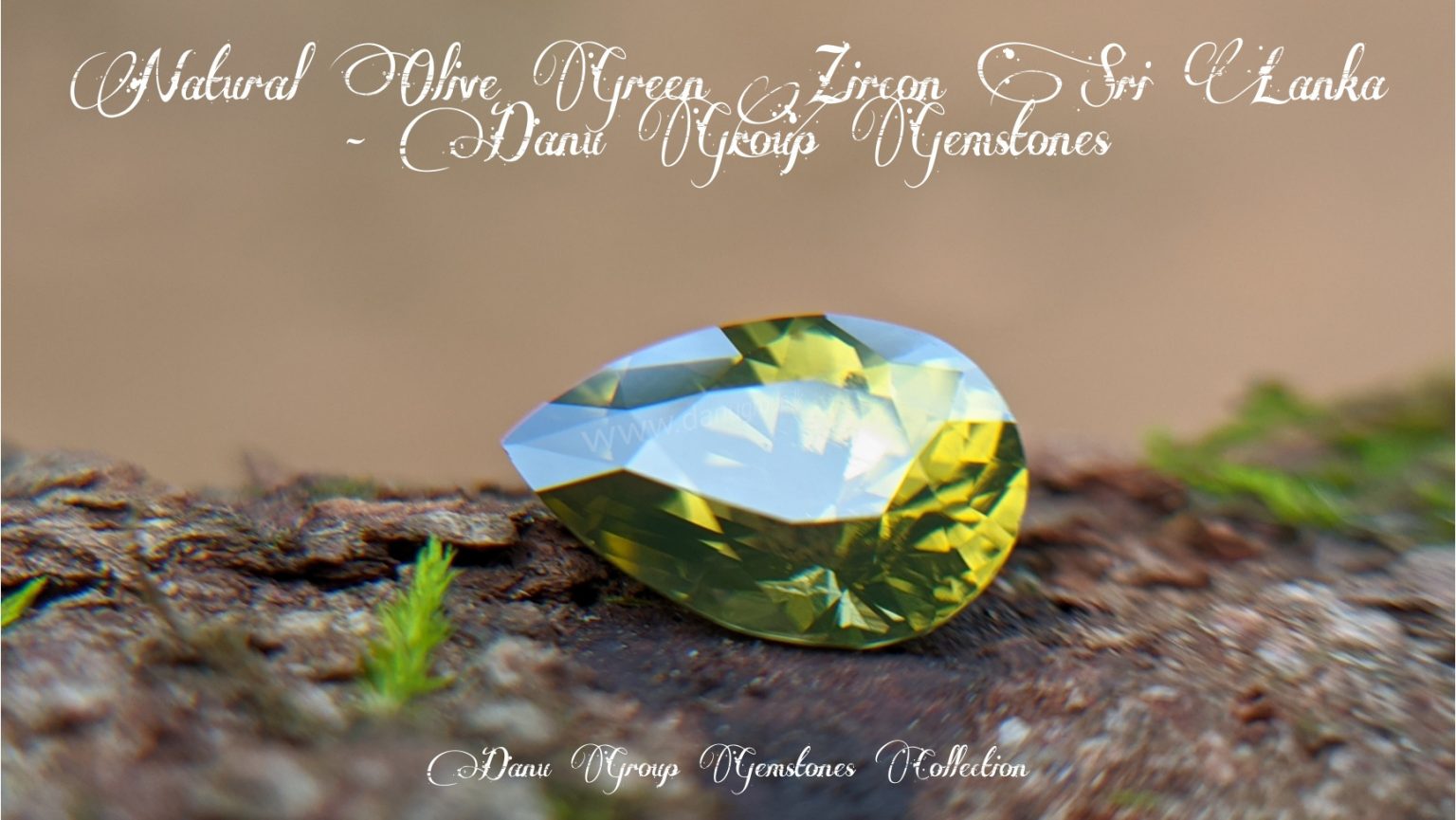 Ceylon Natural Olive Green Zircon Danu Group Gemstones