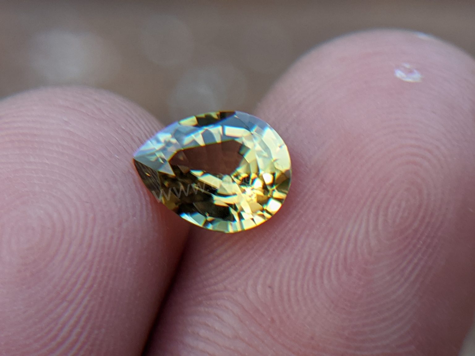 Ceylon Natural Green Sinhalite Rare Gemstones from Danu Group Gemstones Collection
