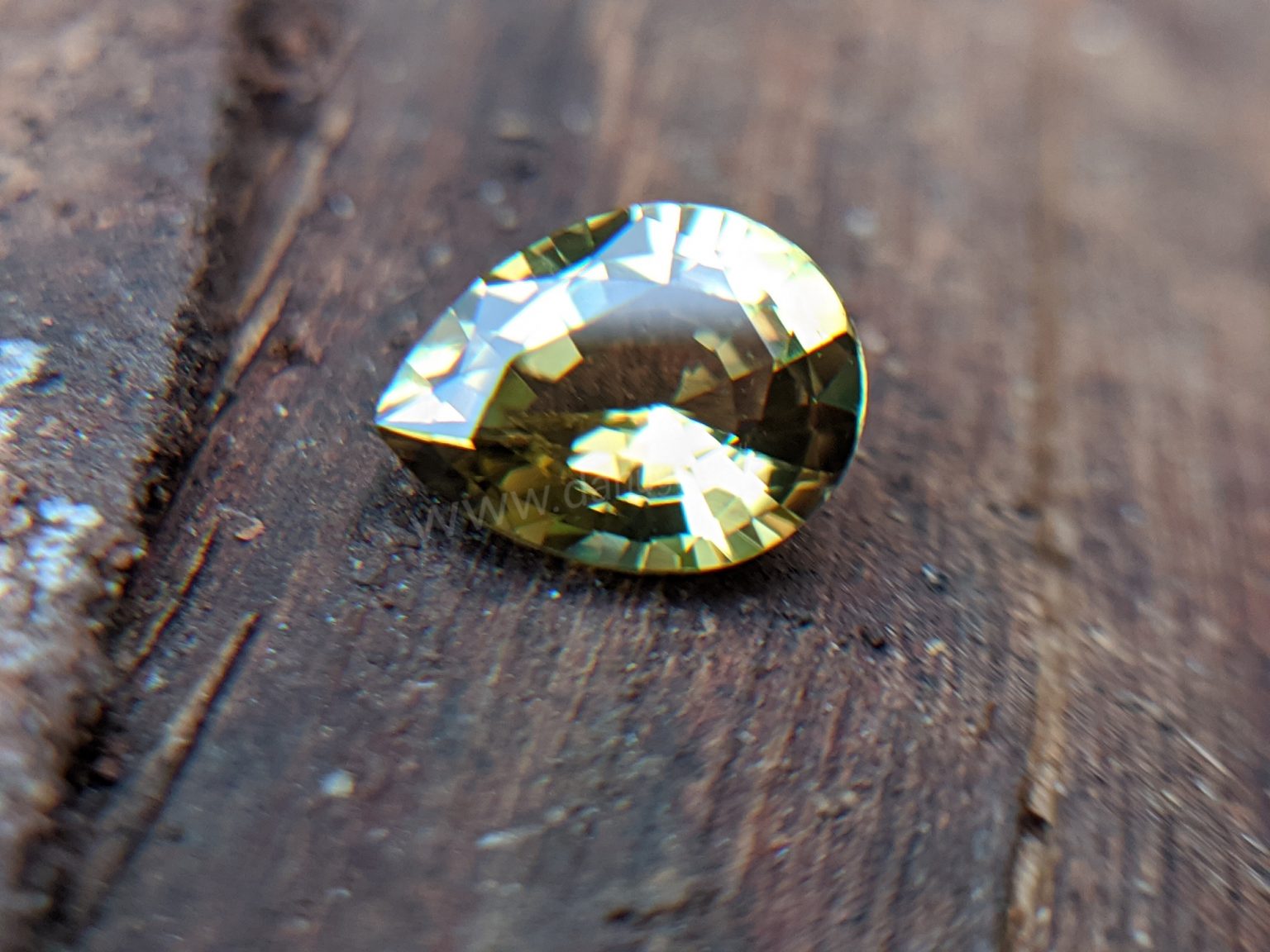 Ceylon Natural Green Sinhalite Rare Gemstones from Danu Group Gemstones Collection