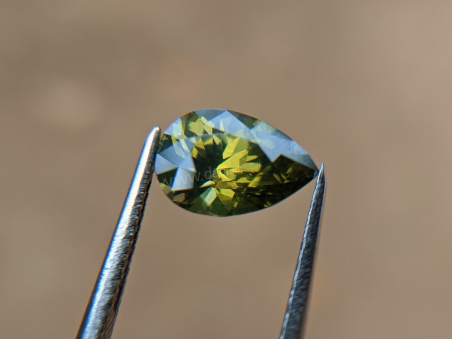 Ceylon Natural Olive Green Zircon Danu Group Gemstones