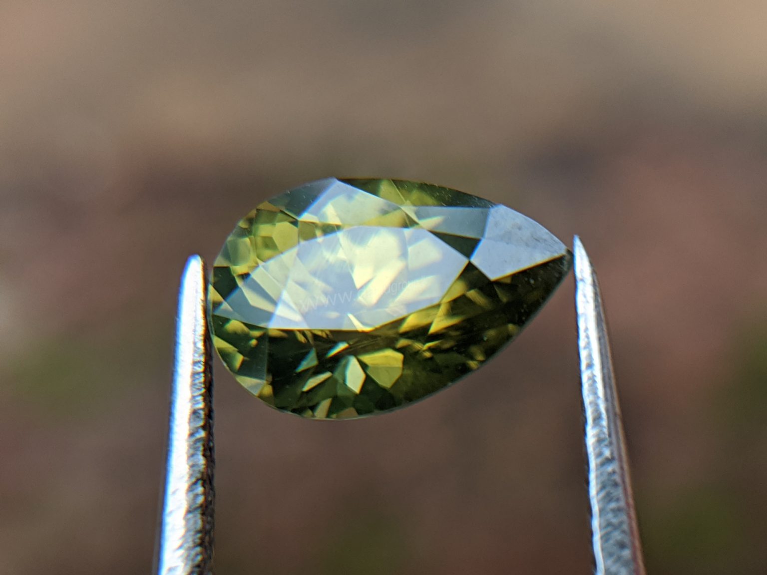 Ceylon Natural Olive Green Zircon Danu Group Gemstones