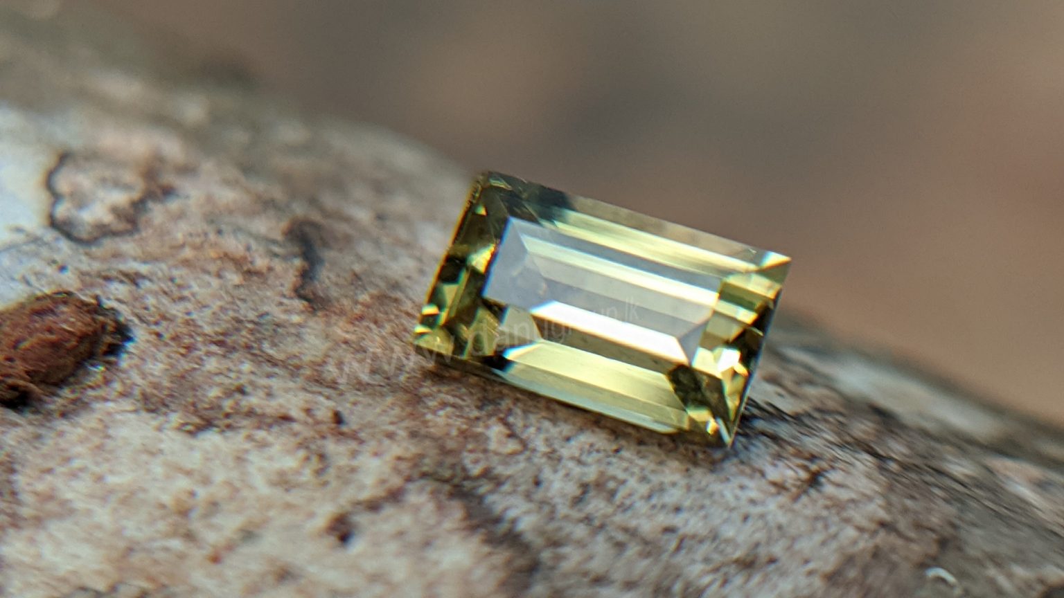Rare Natural Sinhalite Gemstone from Danu Group Rare gem collection