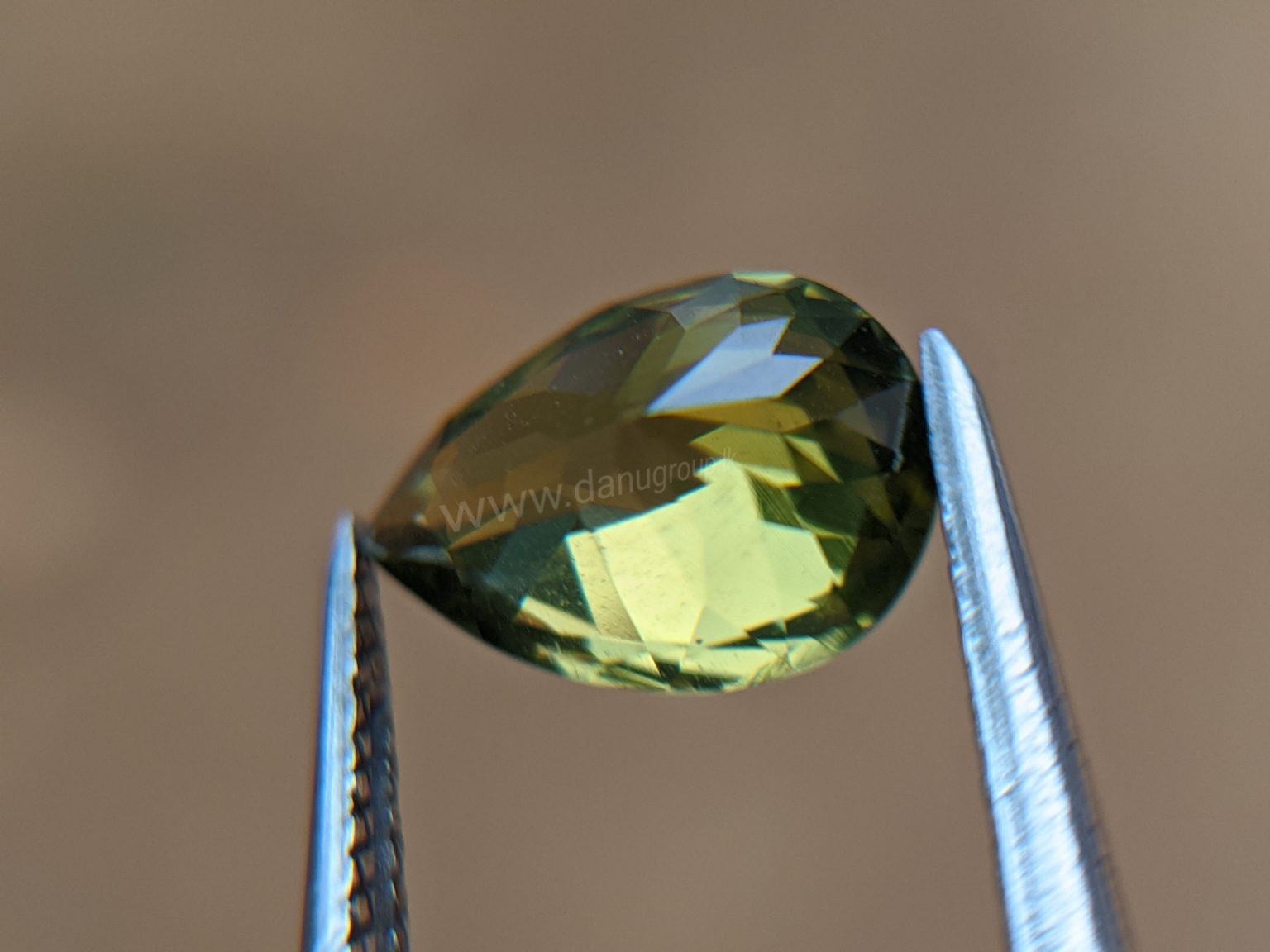 Ceylon Natural Olive Green Zircon Danu Group Gemstones