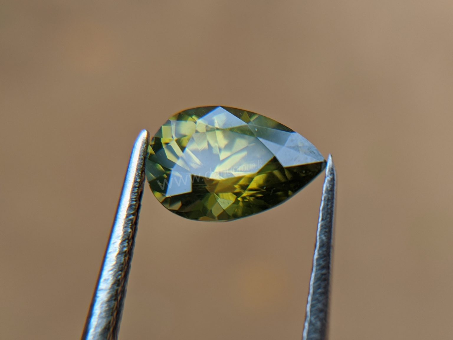 Ceylon Natural Olive Green Zircon Danu Group Gemstones