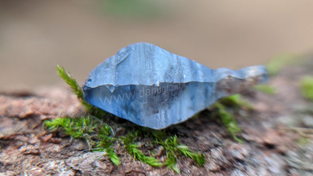 Ceylon Natural Blue Sapphire Fish Shape Crystal from Danu Group Minings in Primary deposit