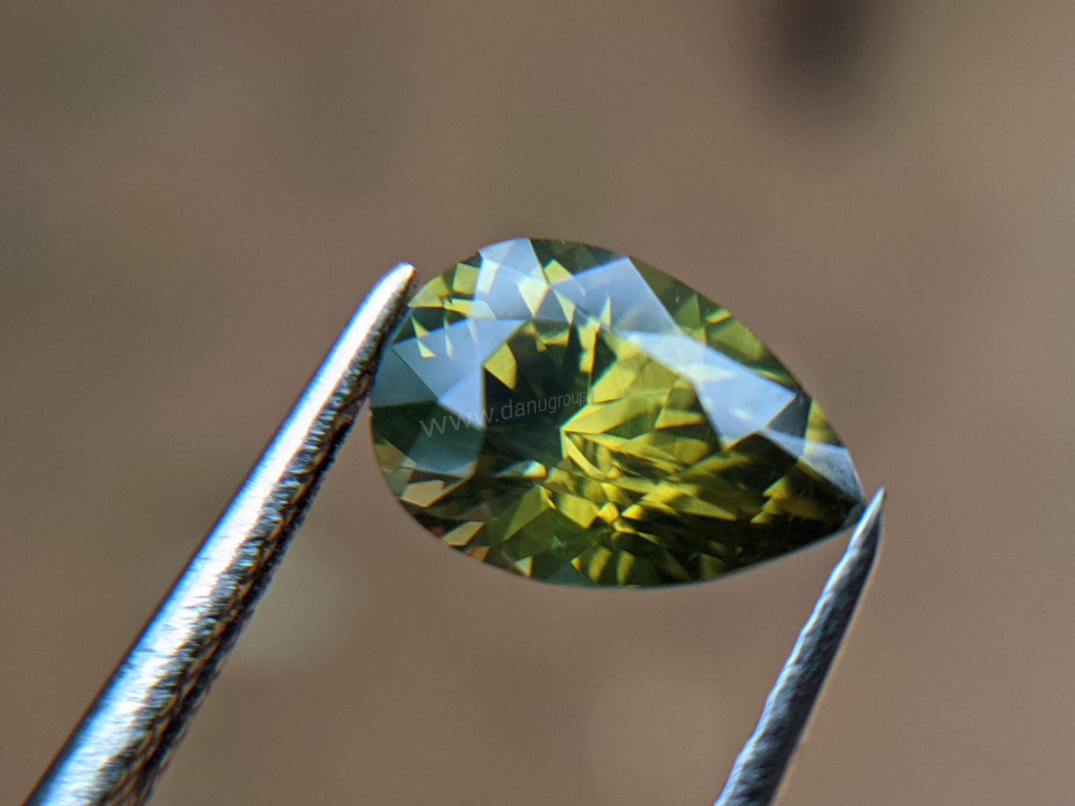 Ceylon Natural Olive Green Zircon Danu Group Gemstones