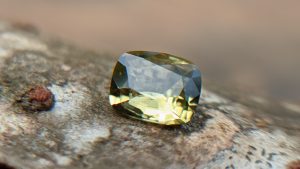 Rare Natural Sinhalite Gemstone from Danu Group Rare gem collection